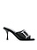 Z (S(UPER SALE Dsquared2 sandal with silver D2 logo Black