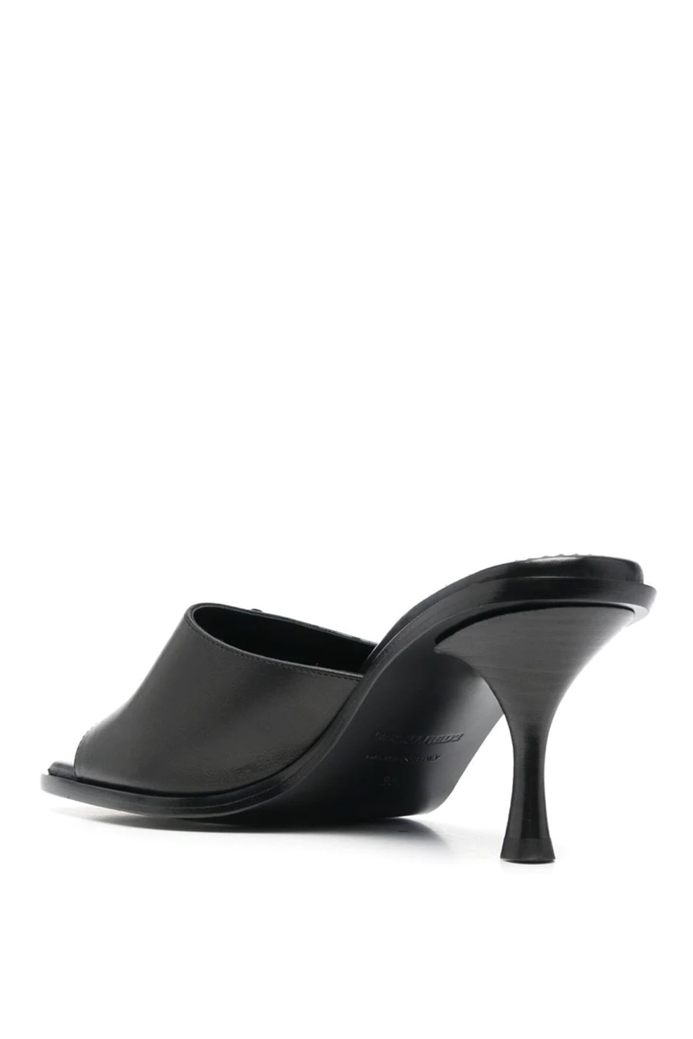 Z (S(UPER SALE Dsquared2 sandal with silver D2 logo Black