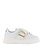 DSQUARED2 Dsquared2 statement trainers with gold D2 logo and white sole White