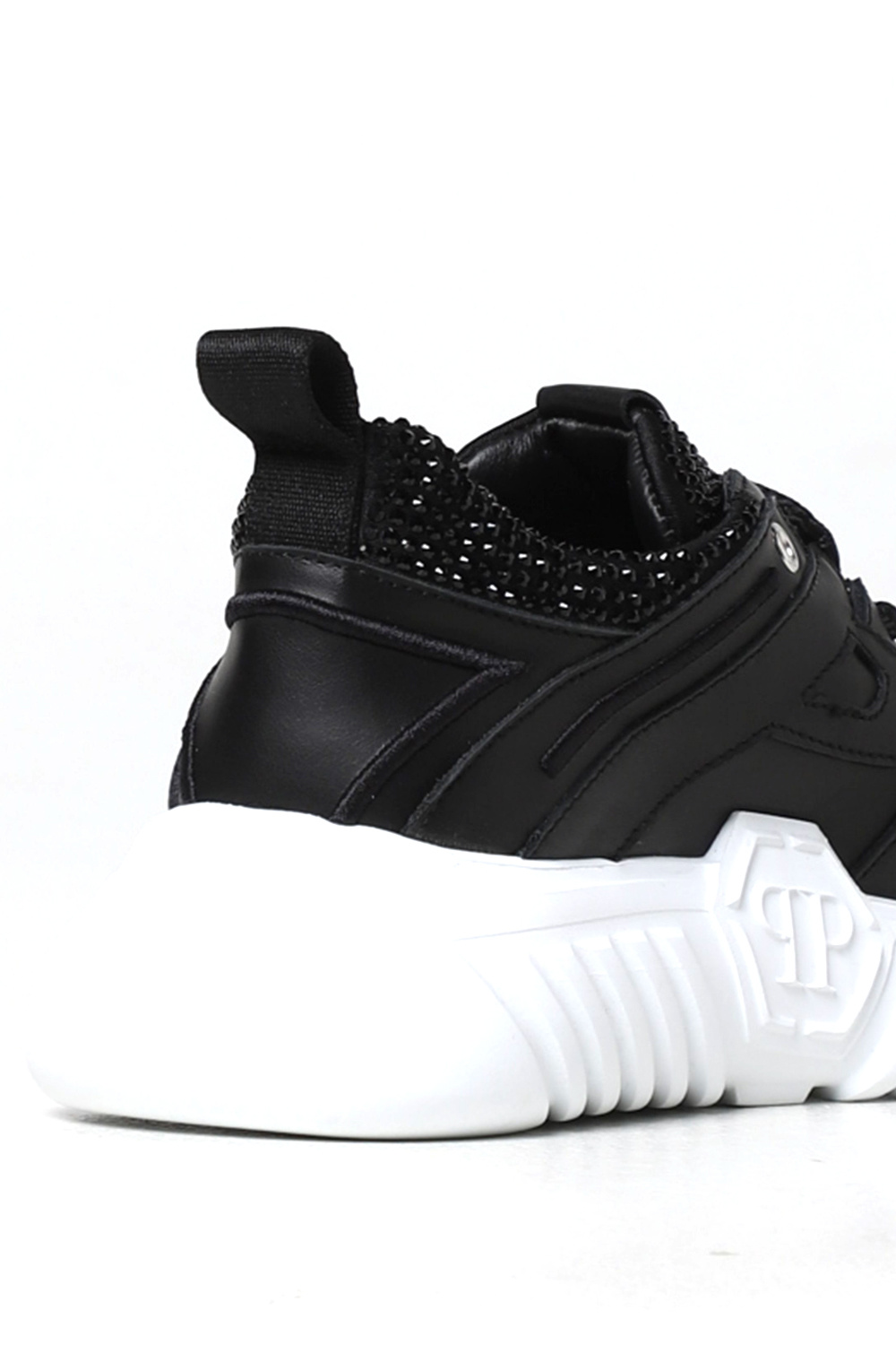 Z (S(UPER SALE PHILIPP PLEIN sneaker met strass steentjes ZWART (maat 24 tm 36)