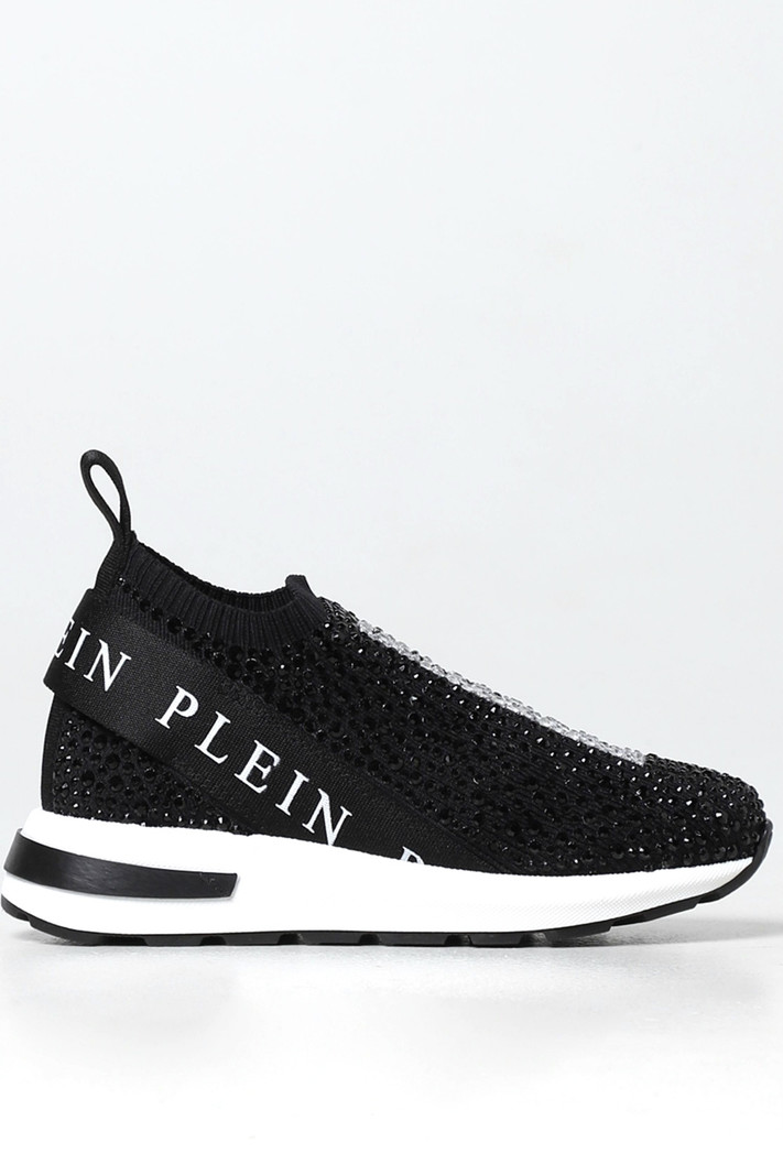 PHILIPP PLEIN PHILIPP PLEIN sock sneakers with glitter Black