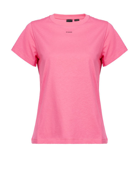 PINKO Pinko shirt met merknaam op borst Roze