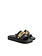 MOSCHINO + Kids Moschino KIDS flip-flops gold letters Black