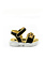 MOSCHINO + Kids Moschino unisex sandal kids with logo and velcro GOLD / BLACK