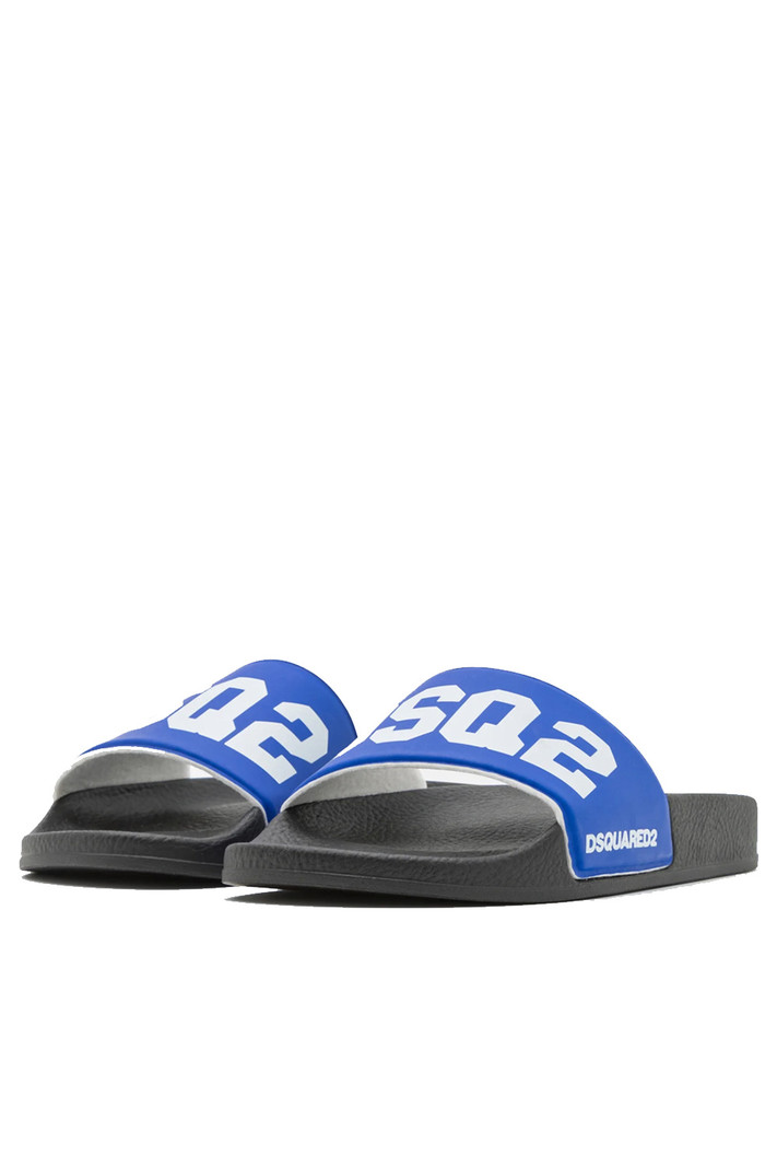 DSQUARED2 Dsquared2 badslipper Blauw