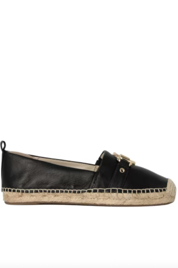 MICHAEL KORS Michael Kors Rory Espadrilles with gold logo Black