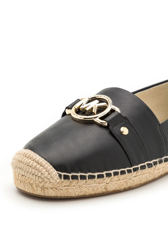 MICHAEL KORS Michael Kors Rory Espadrilles with gold logo Black