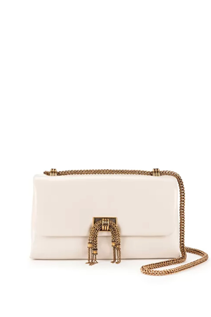 ELISABETTA FRANCHI Elisabetta Franchi bag with chain creamy White