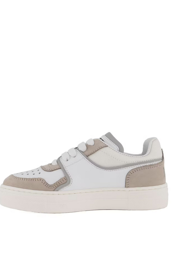 DSQUARED2 Dsquared2 sneaker beige / grijs details Wit