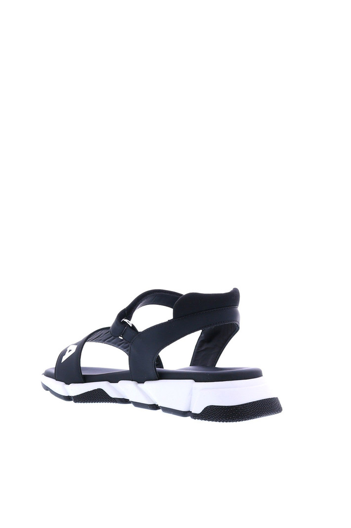 DSQUARED2 Dsquared2 KIDS sandalen met witte letters Zwart