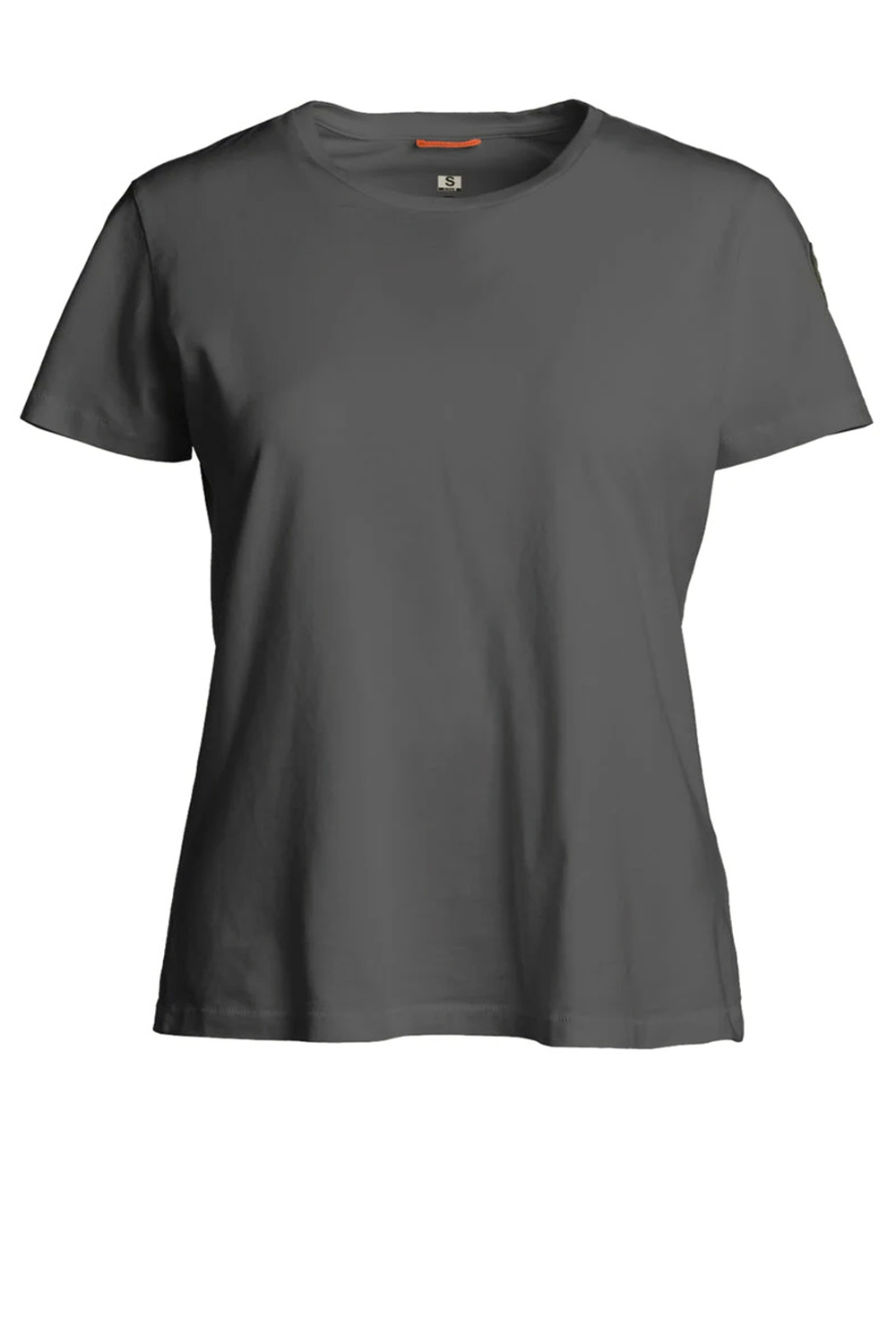 PARAJUMPERS Parajumpers basic tee tshirt with logo on shoulder matte Black