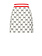 PINKO Pinko short skirt Monogram jacquard black, red White