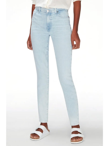 Z (S(UPER SALE Seven for all mankind highwaist skinny licht Blauw
