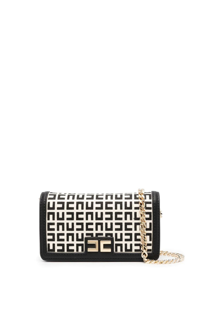 ELISABETTA FRANCHI Junior la Mia Bambina Elisabetta Franchi La Mia Bambina bag in print white Black