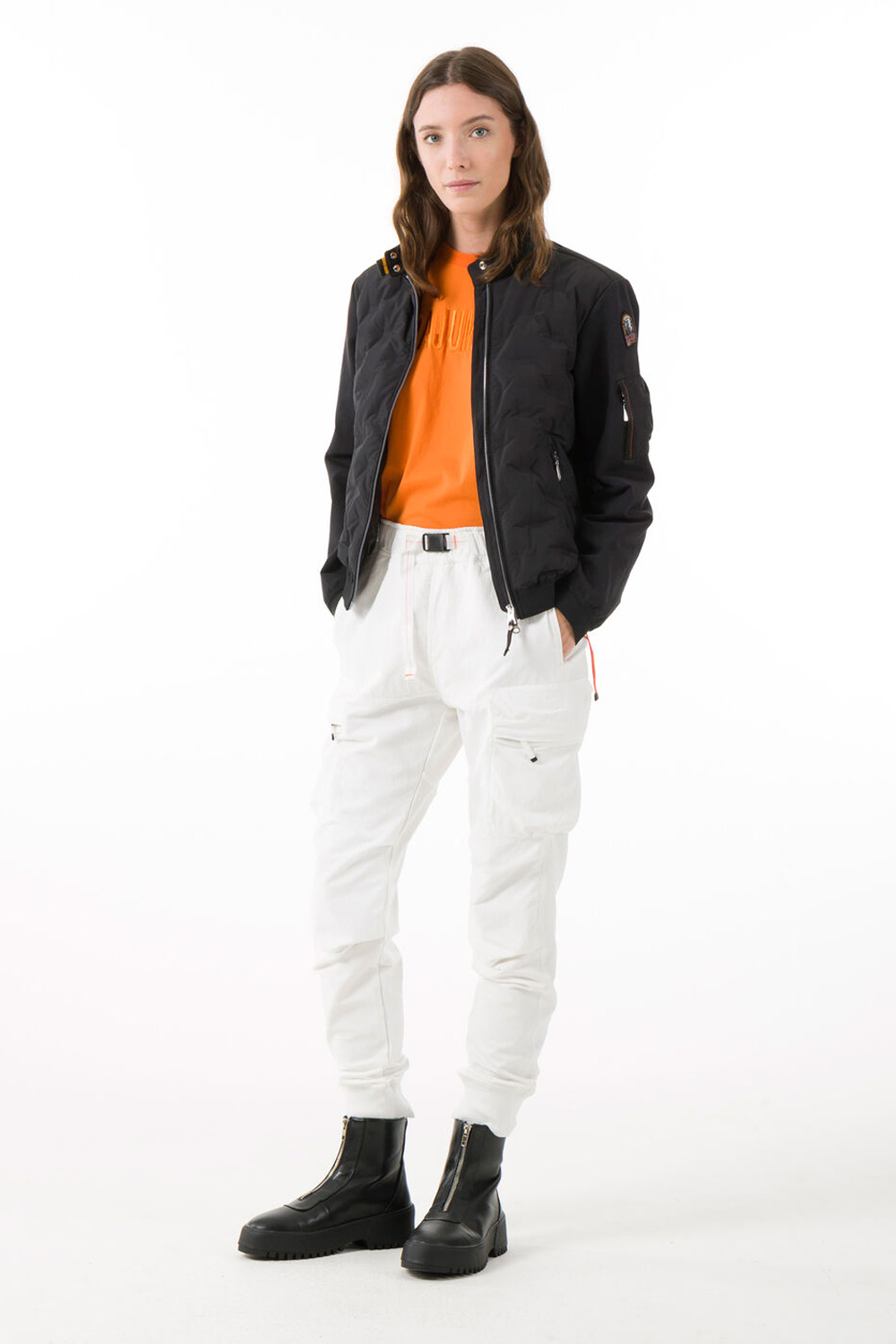 PARAJUMPERS Parajumpers Taga hybrid bomber jacket Black