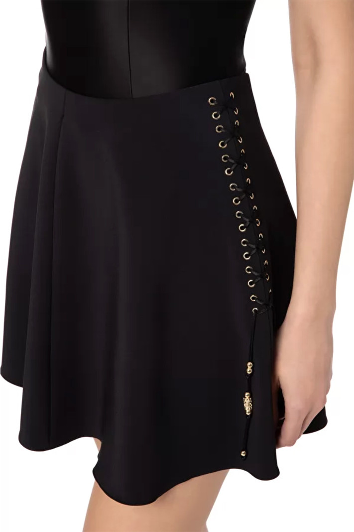 ELISABETTA FRANCHI Elisabetta Franchi skirt with rope sides Black