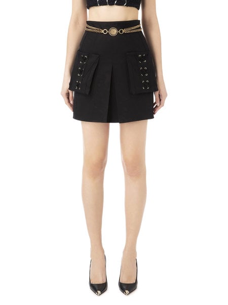 ELISABETTA FRANCHI Elisabetta Franchi skirt with pockets Black