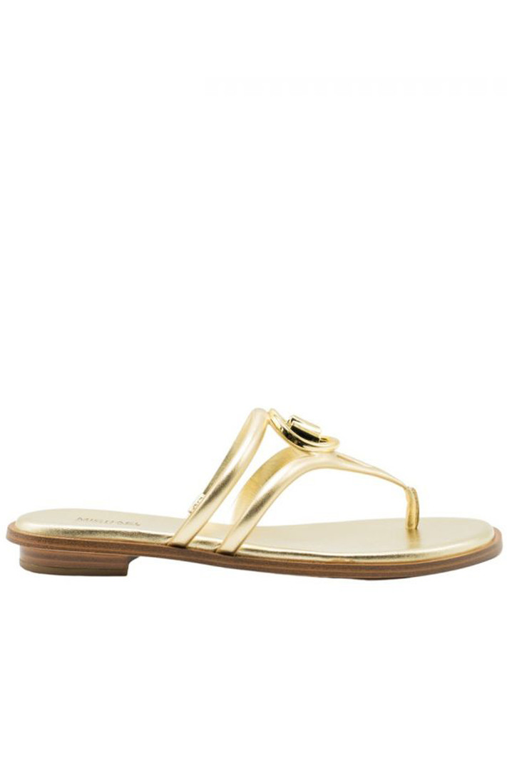 MICHAEL KORS Michael Kors Hampton flat sandal Goud