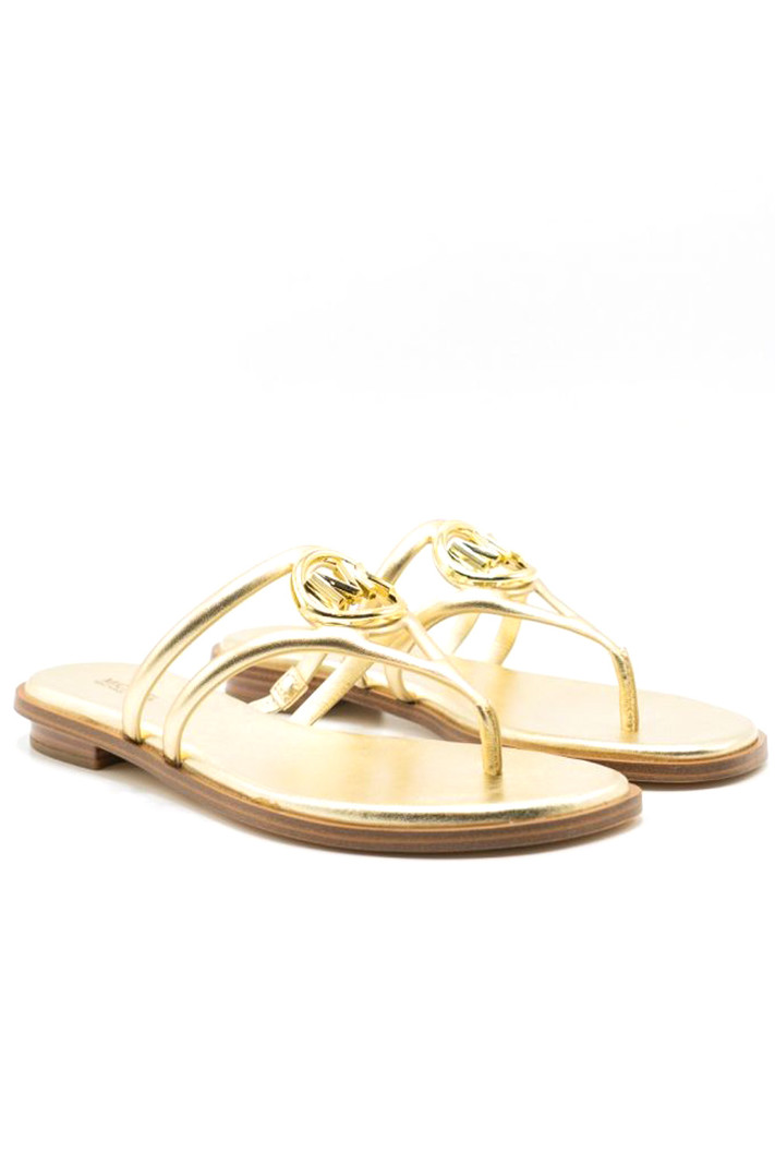 MICHAEL KORS Michael Kors Hampton flat sandal Goud