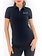 EA7 Emporio Armani EA7 Emporio Armani polo met gouden studs Zwart