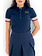 EA7 Emporio Armani EA7 Emporio polo top / tshirt Armani met gekleurde strepen mouw Blauw