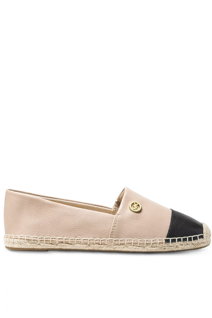 MICHAEL KORS Michael Kors loafer / espadrilles kendrick toe cap Nude / Zwart ( valt een halve / hele maat groter uit )