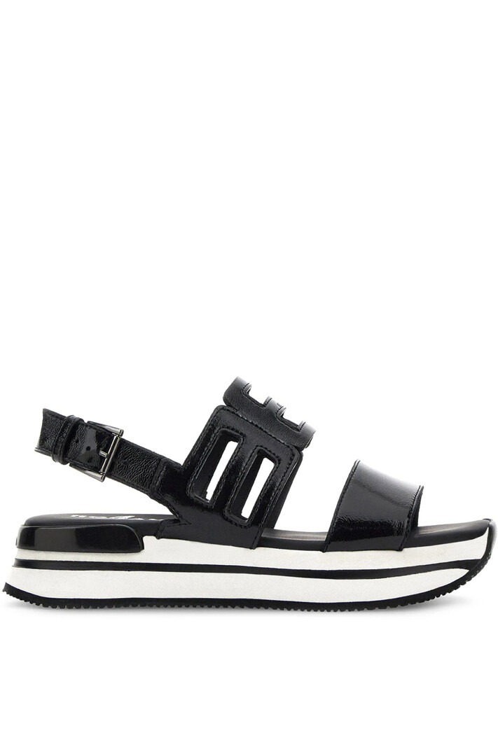 HOGAN Hogan sandal H257 H222 sandalo fascia Black