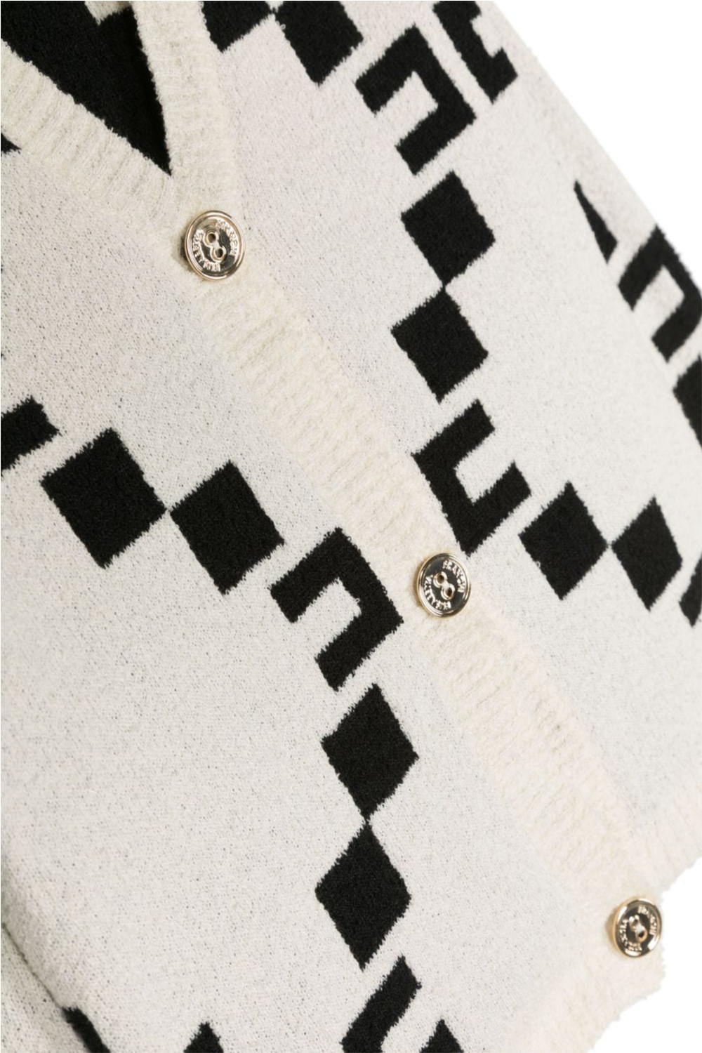 Z (S(UPER SALE Elisabetta Franchi La Mia Bambina cardigan with loge cream White