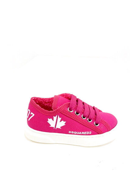 DSQUARED2 Dsquared2 KIDS sneakers gevoerde binnenzijde Fuschia Roze