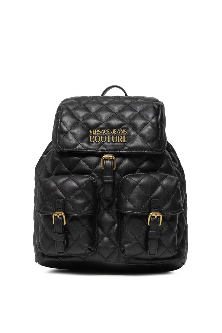 Z(S)uper  SALE Versace jeans couture backpack in quilted pattern Black