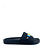 MOSCHINO + Kids Moschino unisex bathing slipper with coloured lettering Black