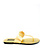 MOSCHINO + Kids Moschino slipper met gouden logo Goud (vallen een maat kleiner uit)