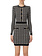 ELISABETTA FRANCHI Elisabetta Franchi knitted dress with lnge sleeves white with Black