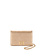 ELISABETTA FRANCHI Elisabetta Franchi crossbody tas gouden dubbel logo Goud