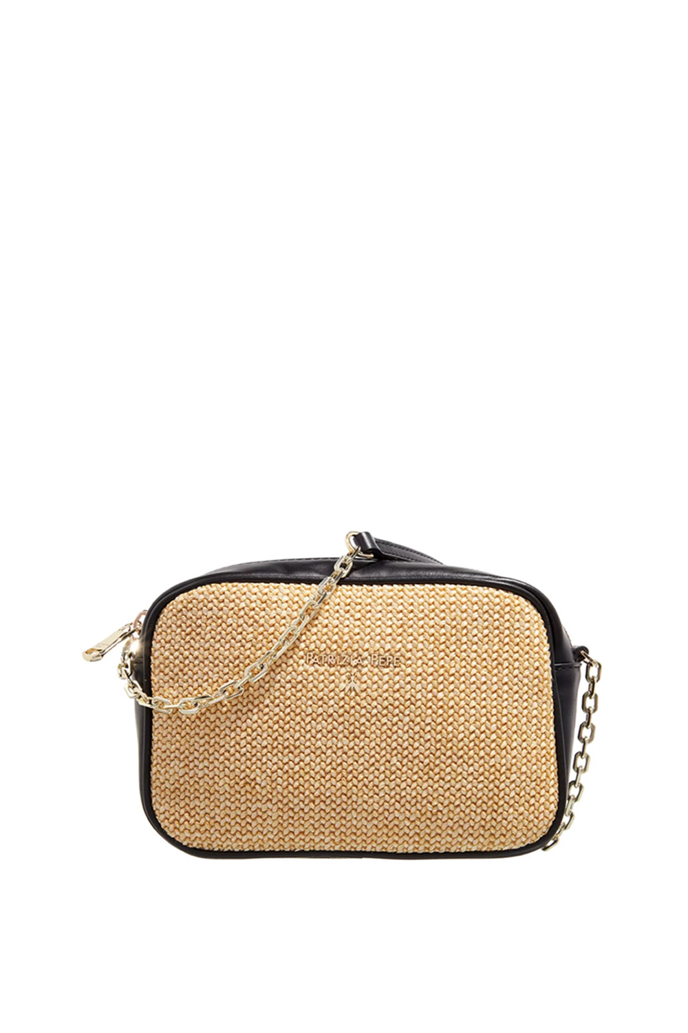 PATRIZIA PEPE Patrizia Pepe bag with strap leather Beige