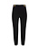 ELISABETTA FRANCHI Elisabetta Franchi trousers with gold logo detailing at waist Black