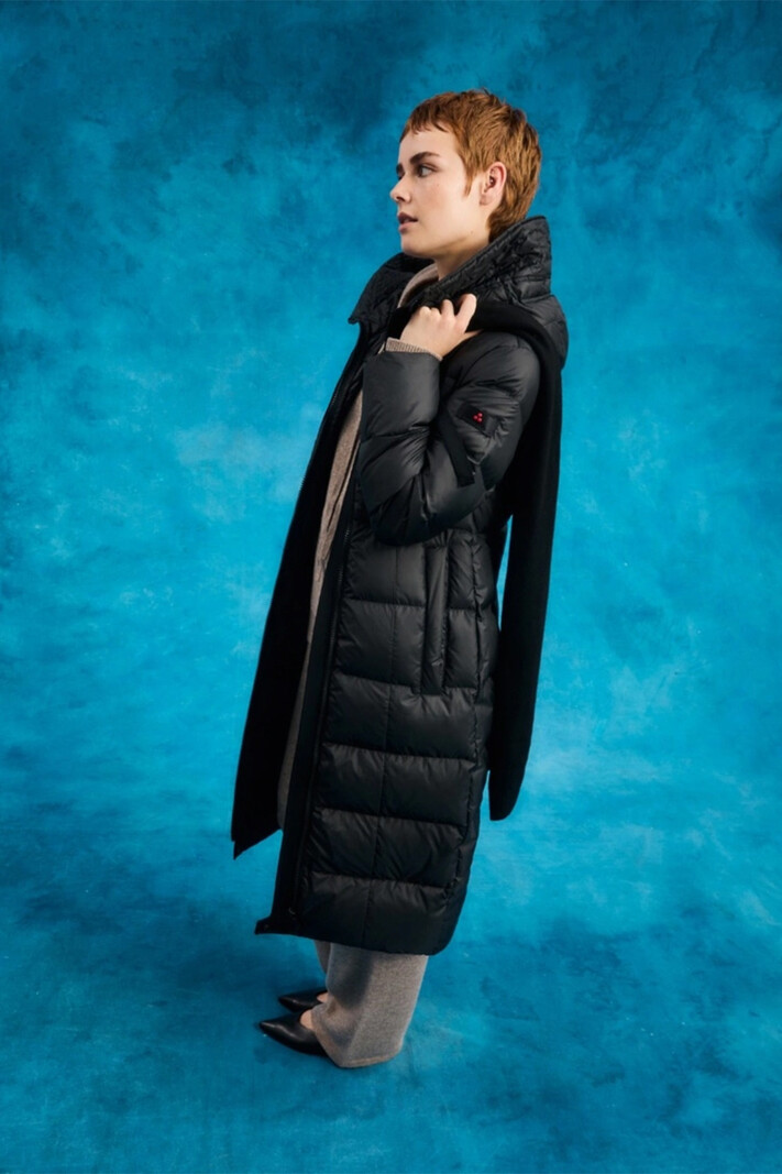 Peuterey Nunki MQE winter coat, long model Black  (valt klein uit)
