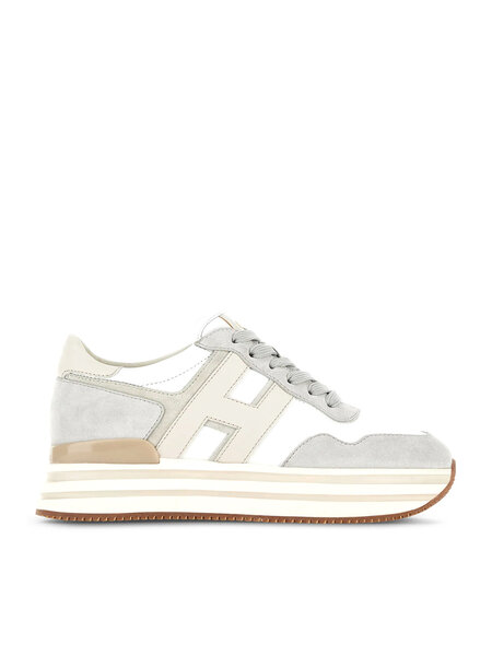 HOGAN Hogan sneakers Midi H222 White Ivory Grey Beige