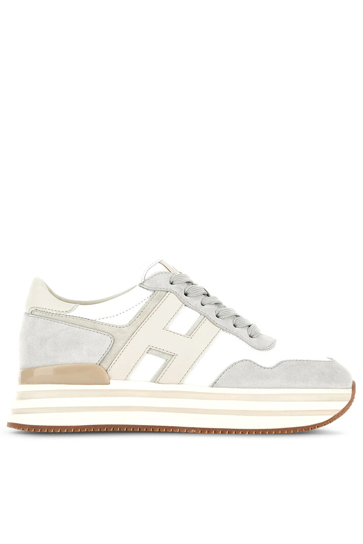 HOGAN Hogan sneakers Midi H222 White Ivory Grey Beige