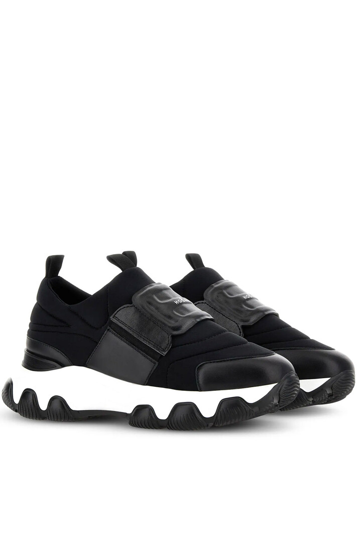 Hogan sneakers Hyperactive Slip ons Black Zwart Dresscode