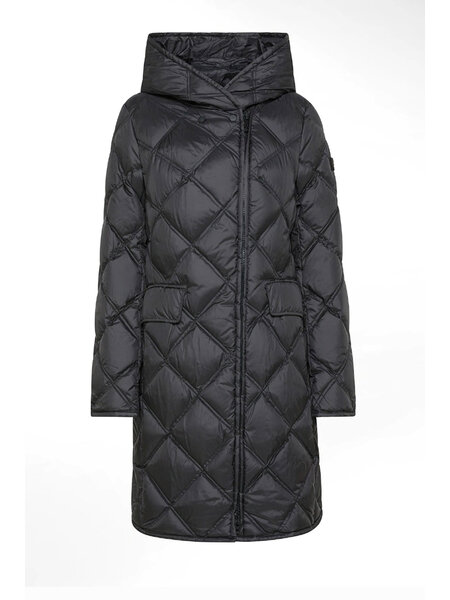 Peuterey down jacket/winter coat with diamond quilting PROXIE MQE Black