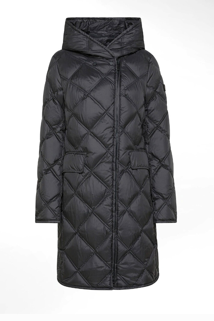 Peuterey down jacket/winter coat with diamond quilting PROXIE MQE Black