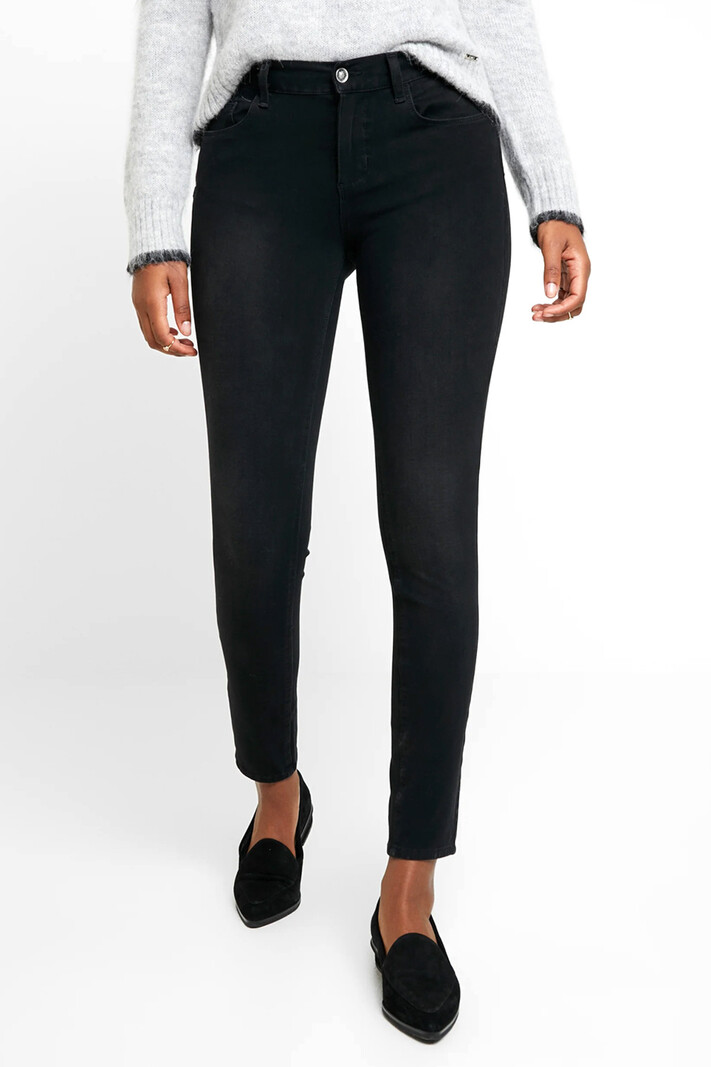 LIU JO jeans highwaist devine 3D strech luxury Zwart