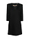 LIU JO LIU JO three-quarter sleeve dress with chain at neck Black