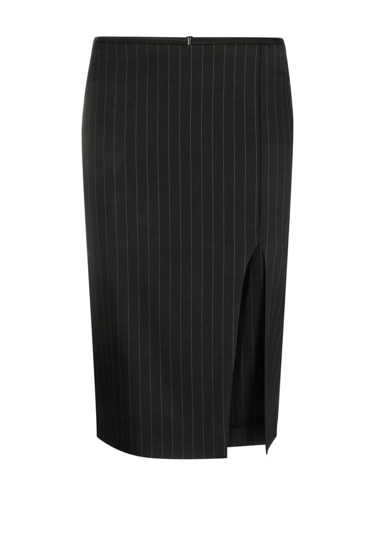 PATRIZIA PEPE Patrizia Pepe pencil skirt with stripe dark Grey / Black