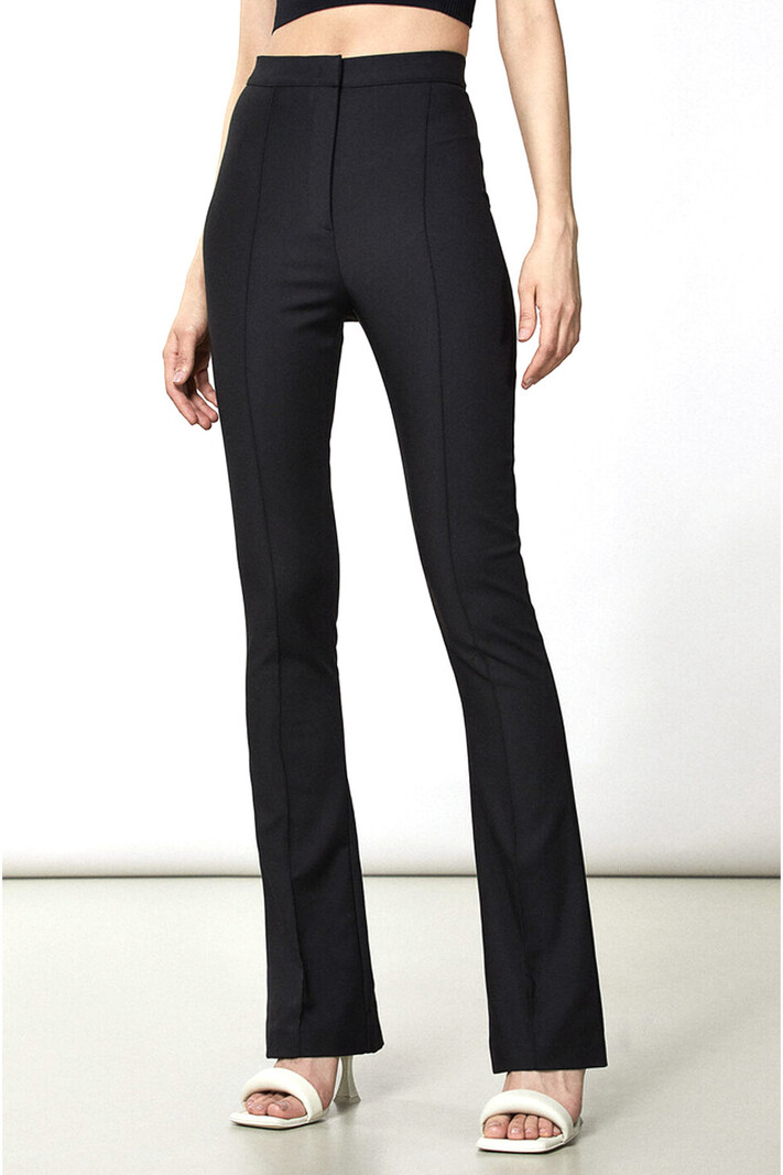 PATRIZIA PEPE Patrizia Pepe flaired pantalon Zwart