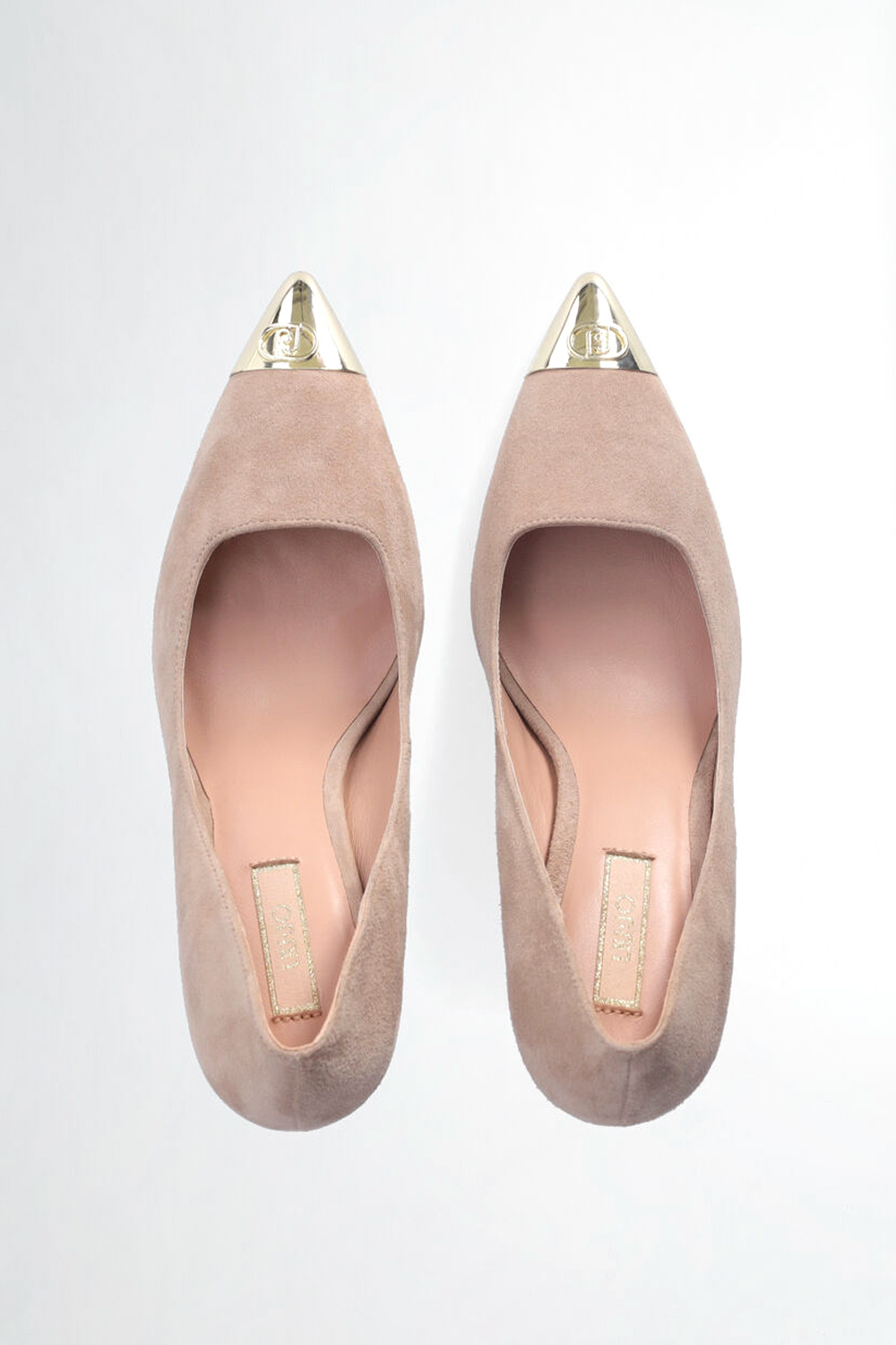 LIU JO LIU JO Vickie 150 pump suede leather powder Pink / Beige