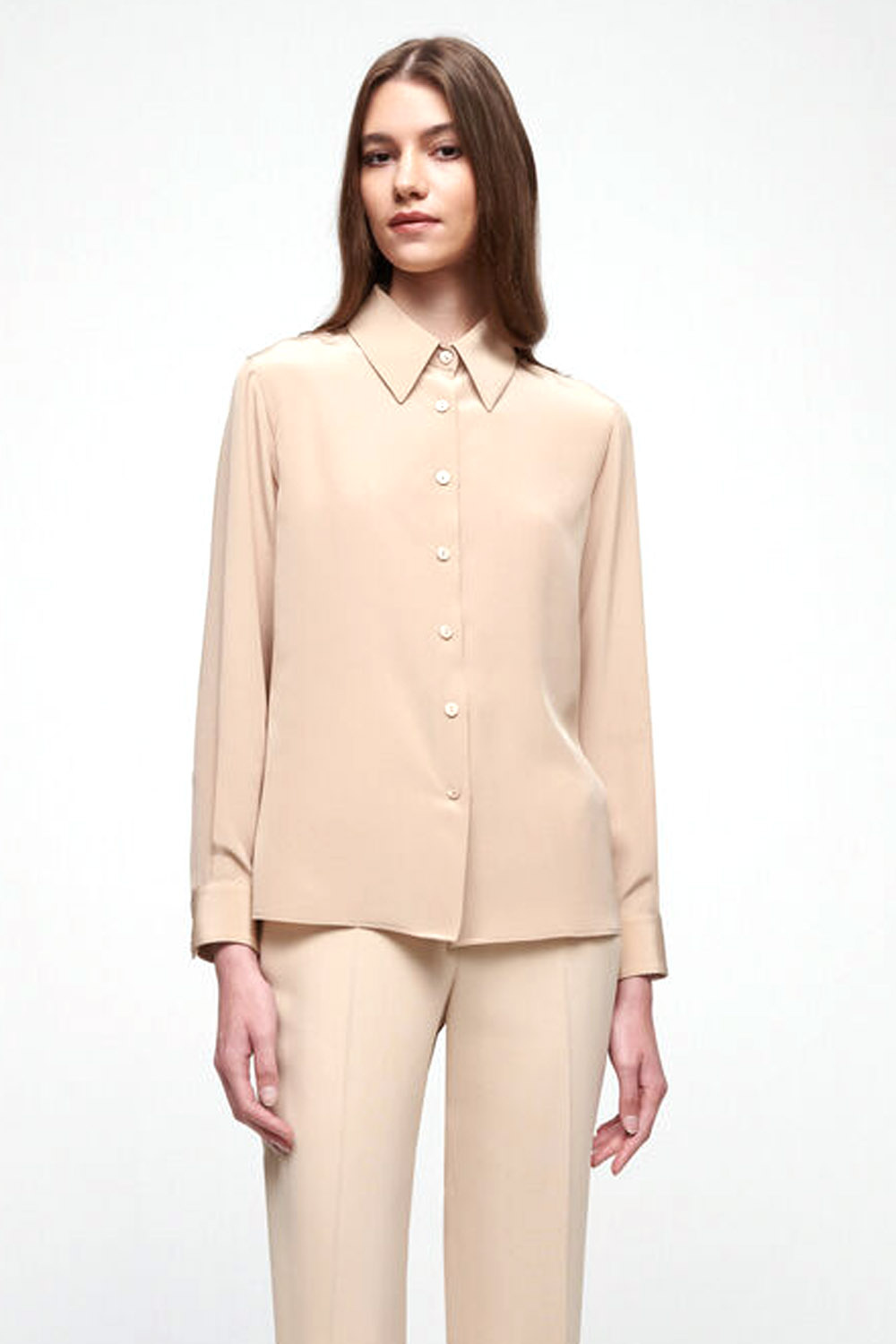 LUISA SPAGNOLI Louisa Spagnoli silk blouse Limonaia Beige