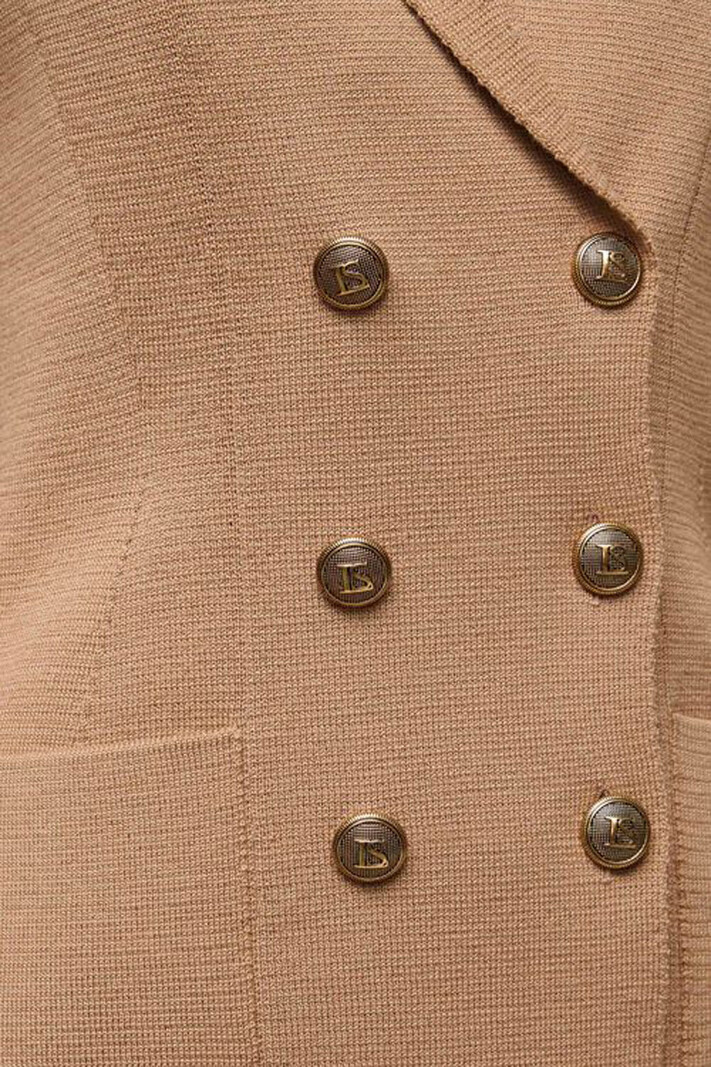 LUISA SPAGNOLI Louisa Spagnoli wollen blazer jacket Metallo Camel