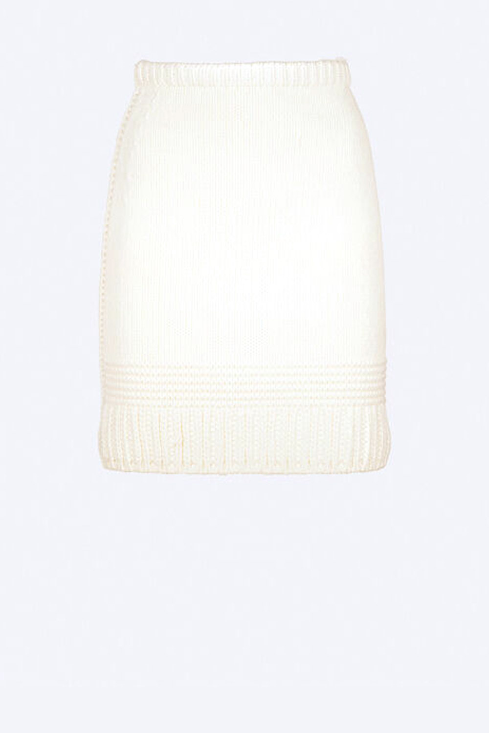 LUISA SPAGNOLI Louisa Spagnoli Mescalina wool skirt cream White